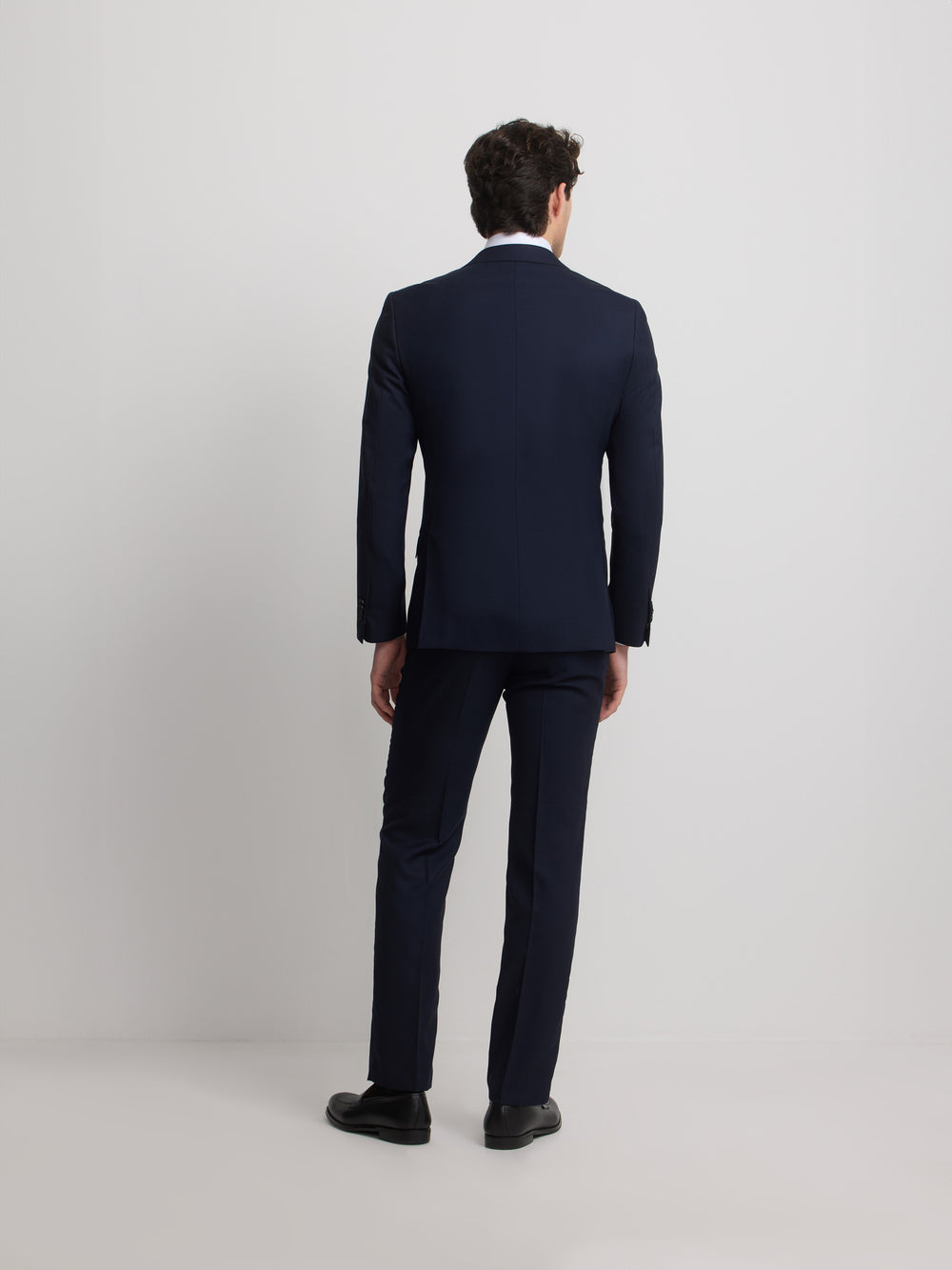 Americana traje natural stretch dark navy