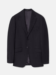 Blazer de fato natural stretch cinzento