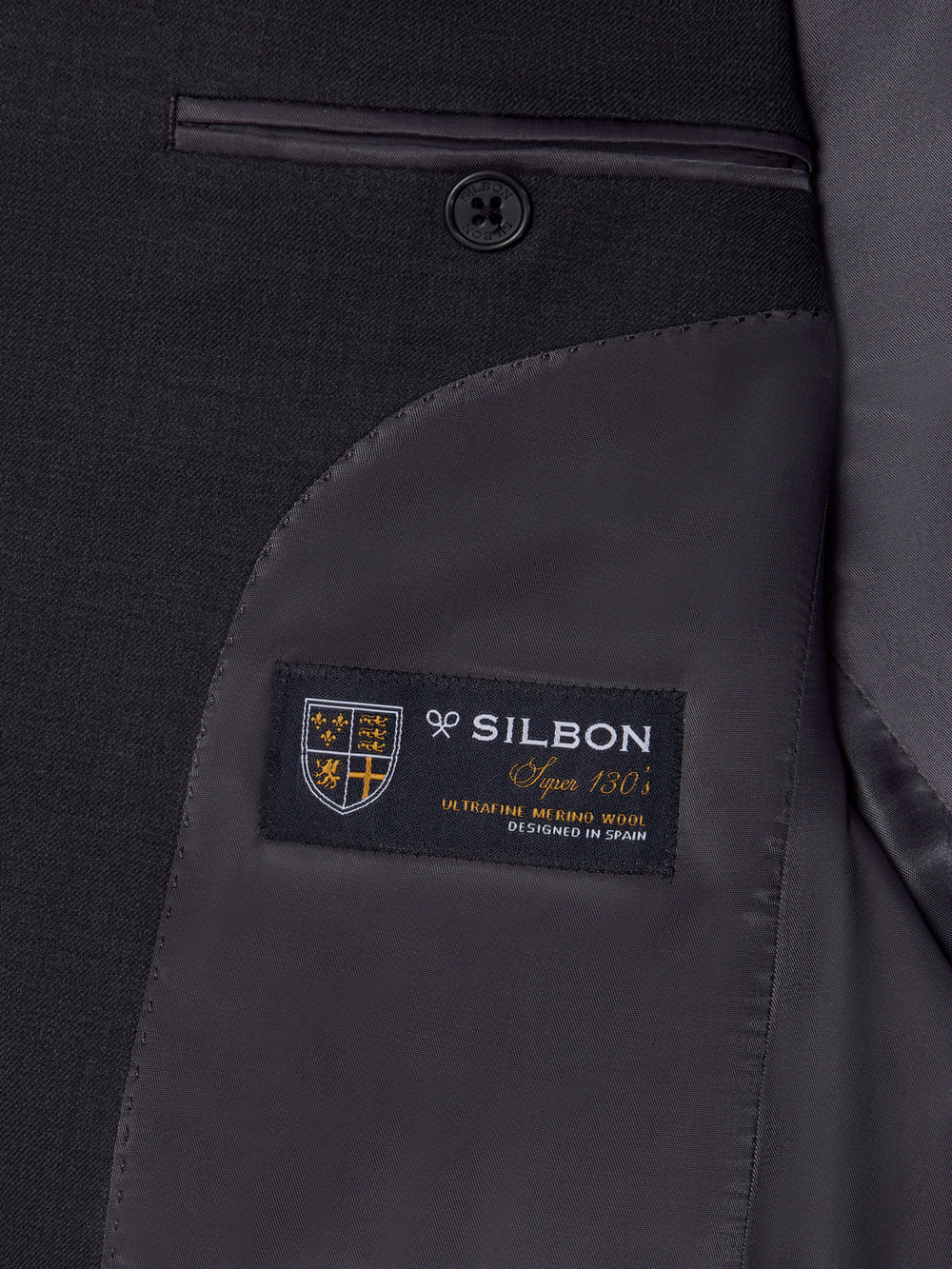 Natural stretch gray suit jacket