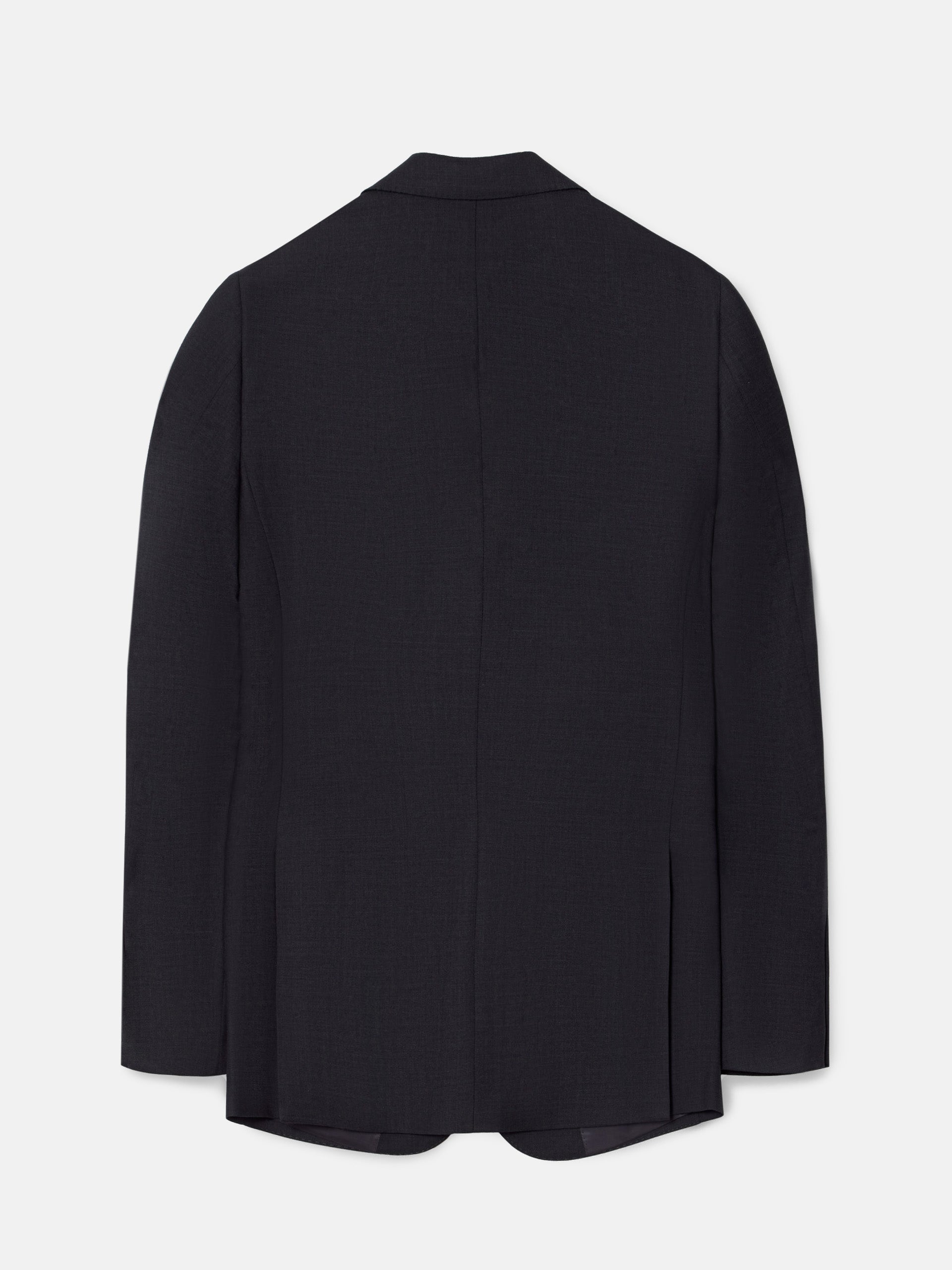Blazer de fato natural stretch cinzento