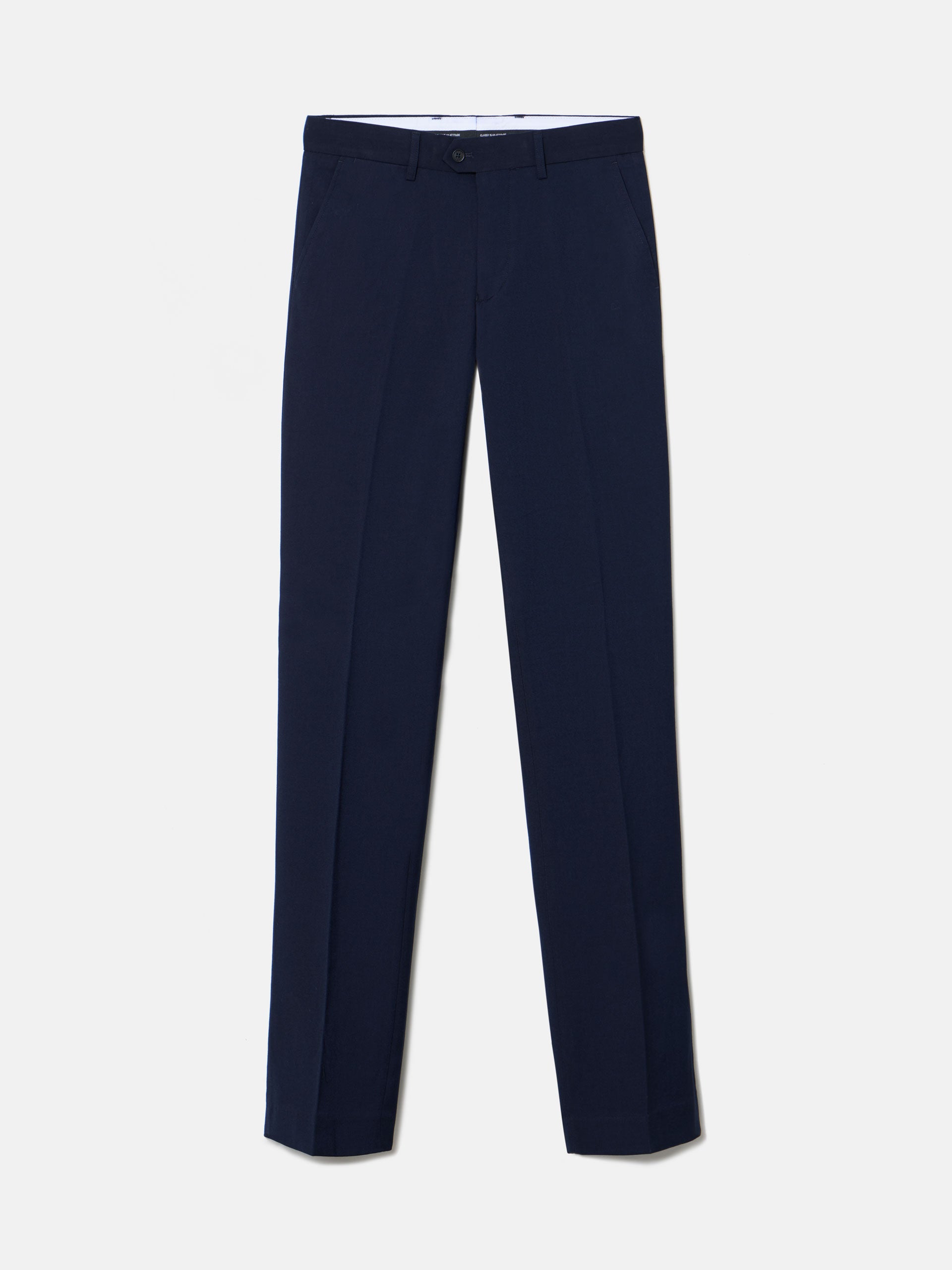 Essential navy blue suit trousers