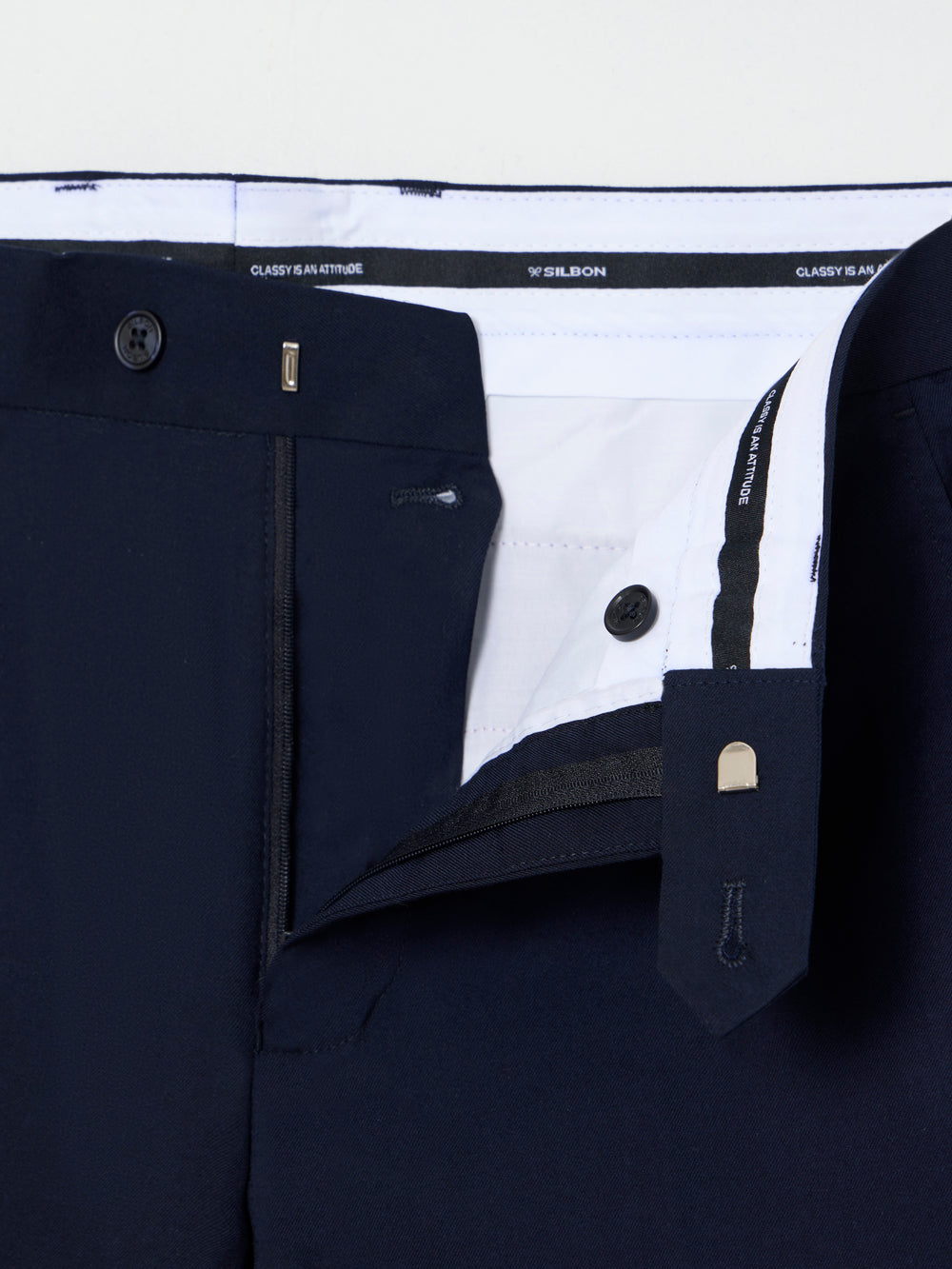 Pantalon traje essential azul marino