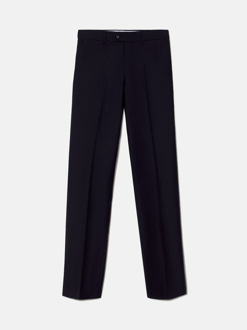 Pantalon traje natural stretch dark navy