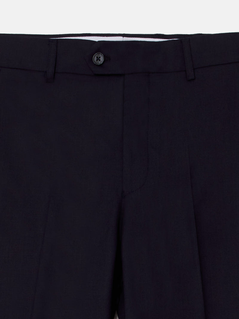 Pantalon traje natural stretch dark navy