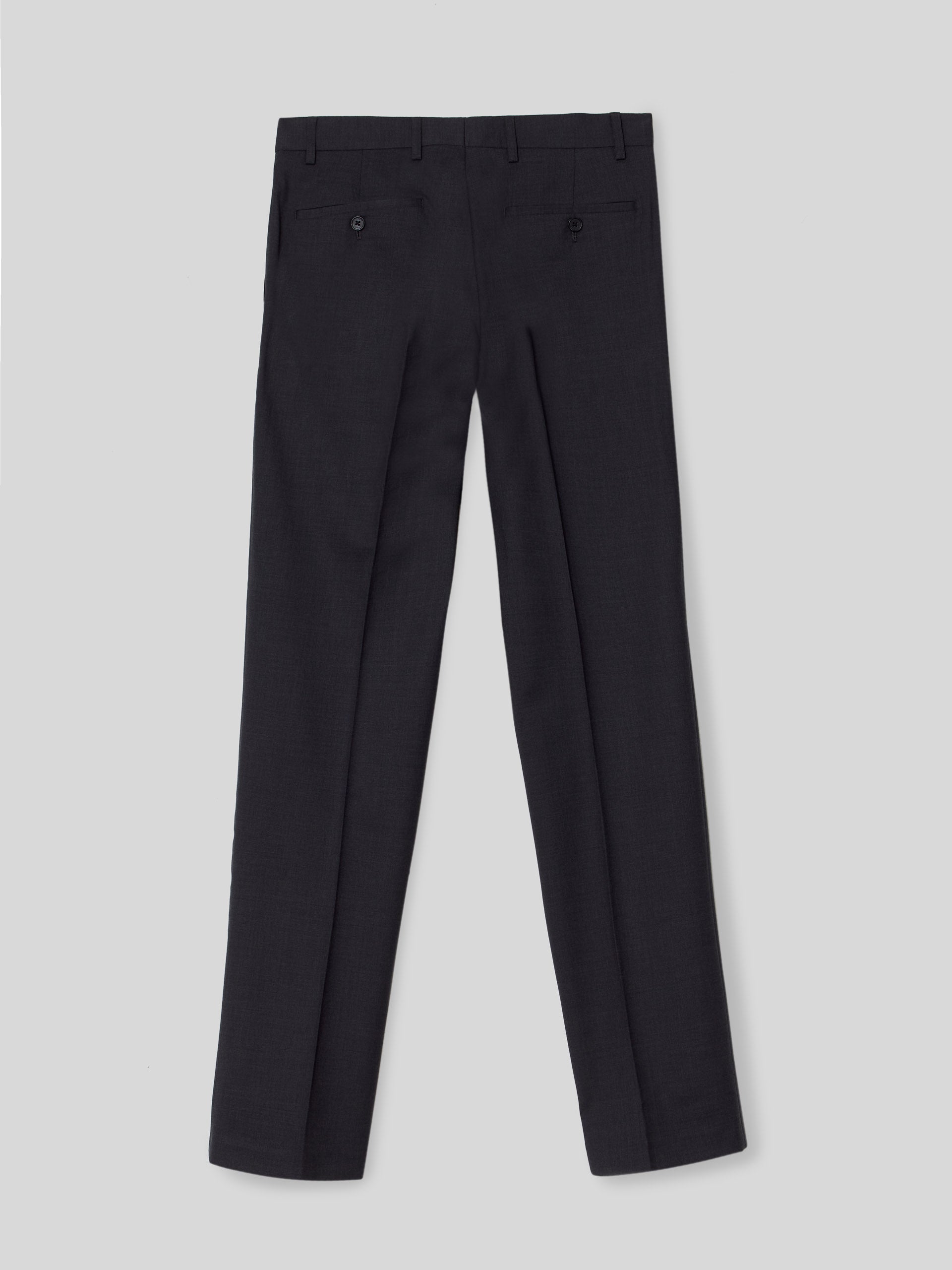 Pantalon traje natural stretch gris