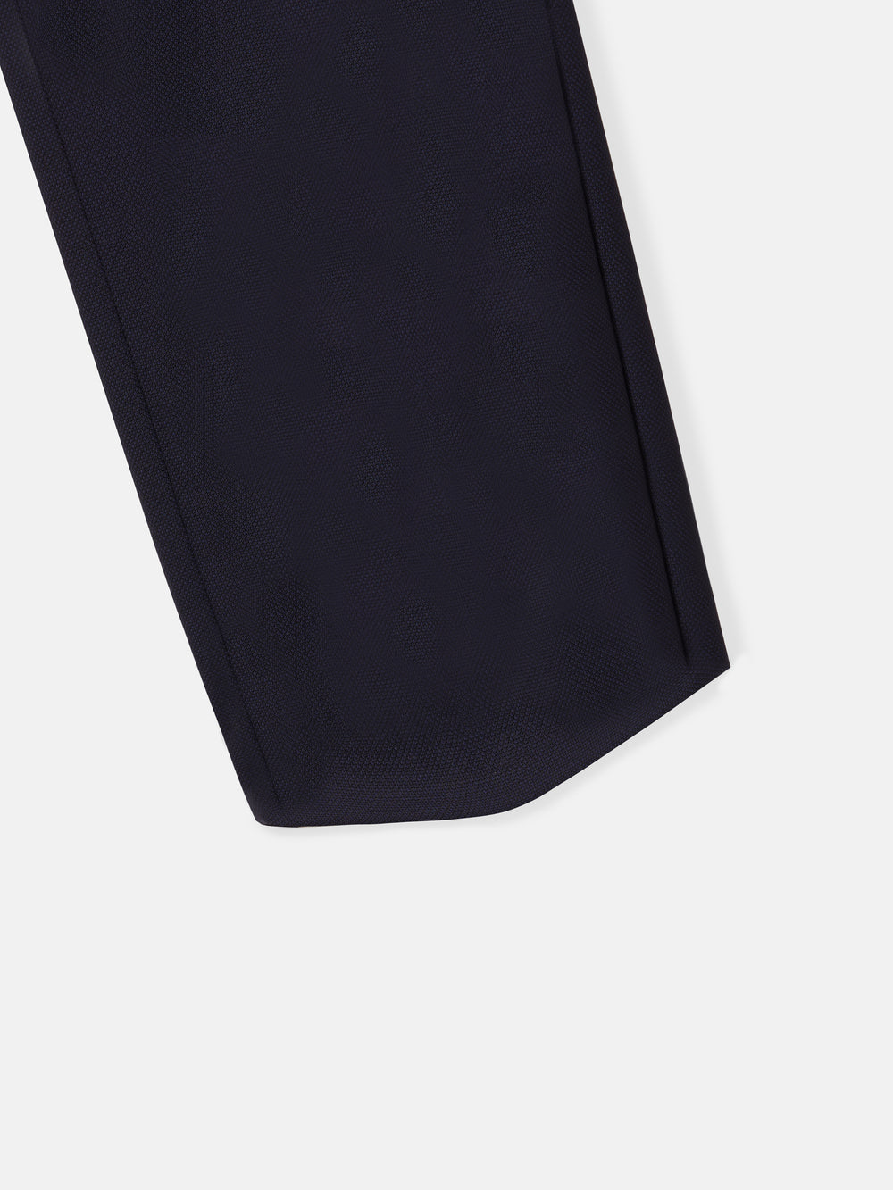 Navy blue structured suit trousers