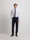 Pantalon de costume structuré bleu marine