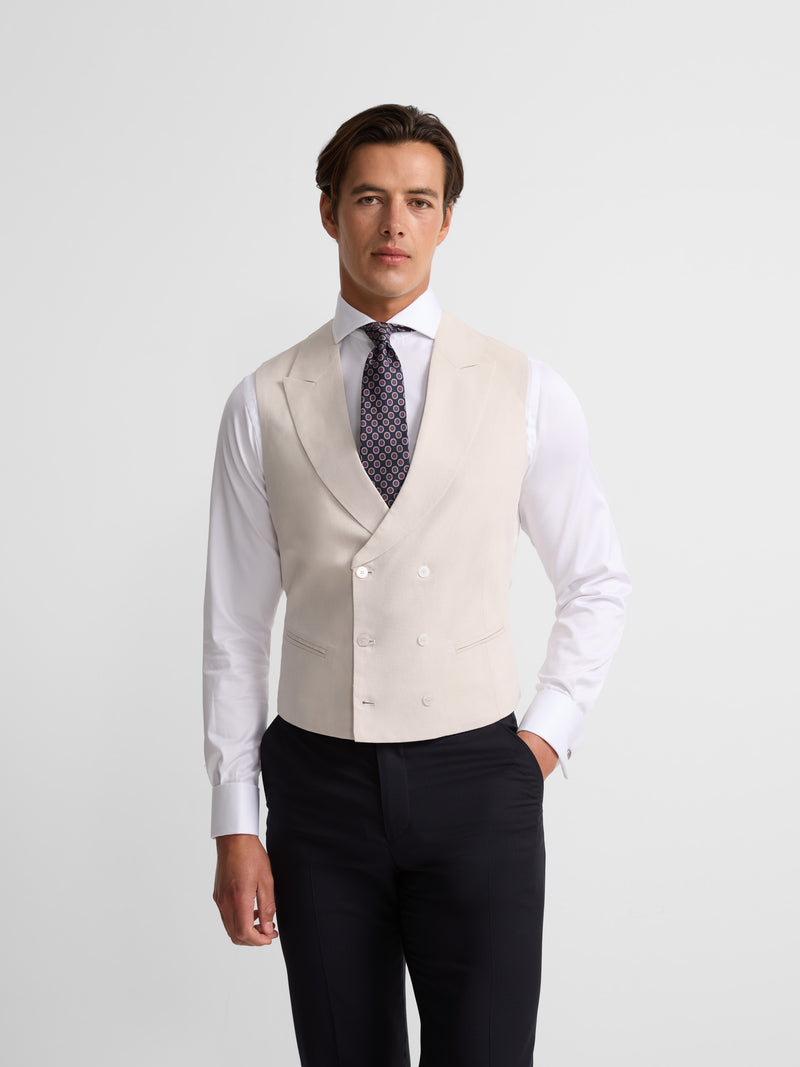 Gilet chaque classique gris perle