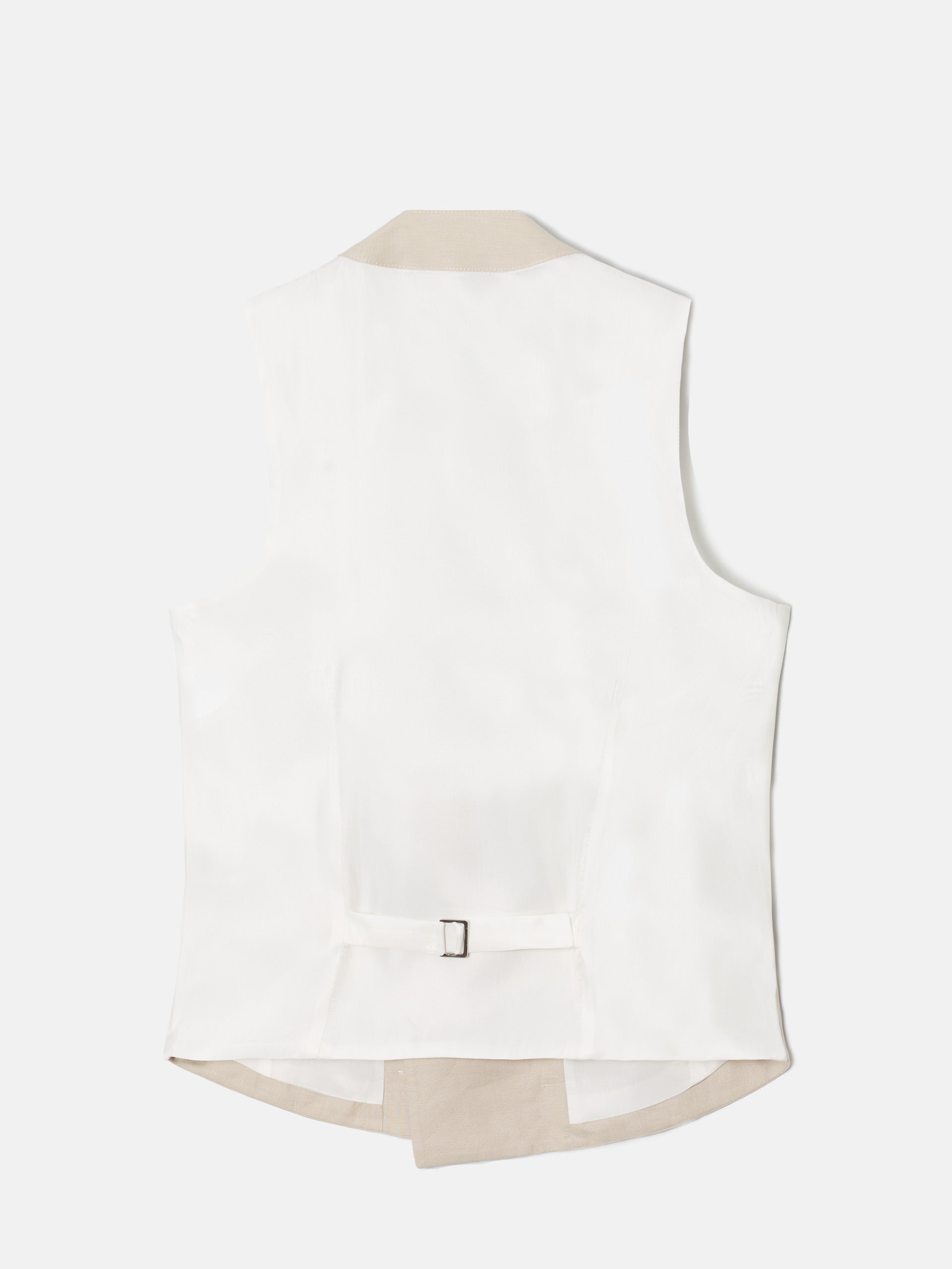 Chaleco chaque clasico gris perla