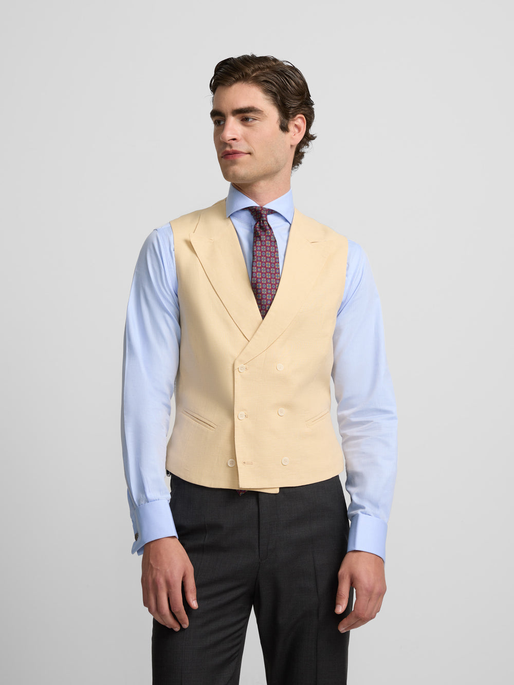 Chaleco chaque clasico camel