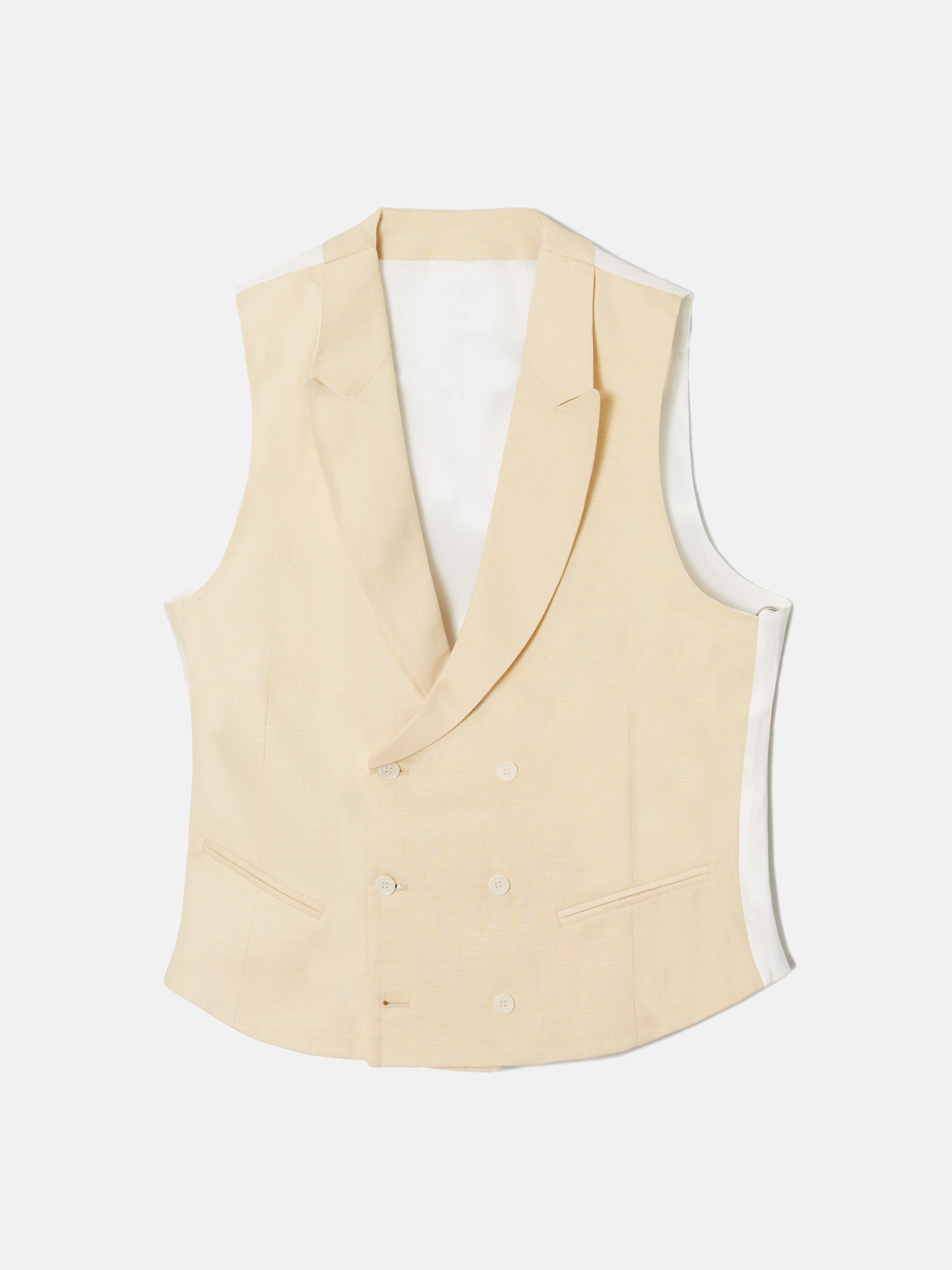 Classic camel morning coat vest