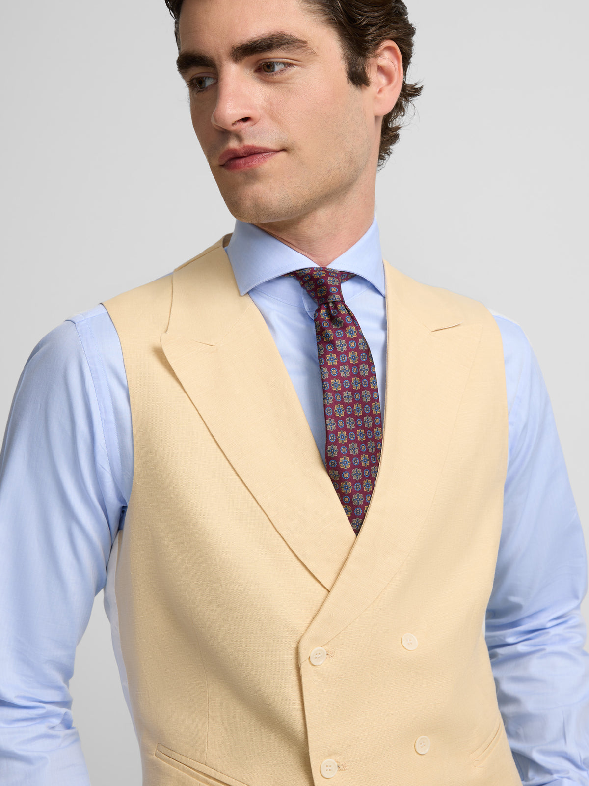 Chaleco chaque clasico camel