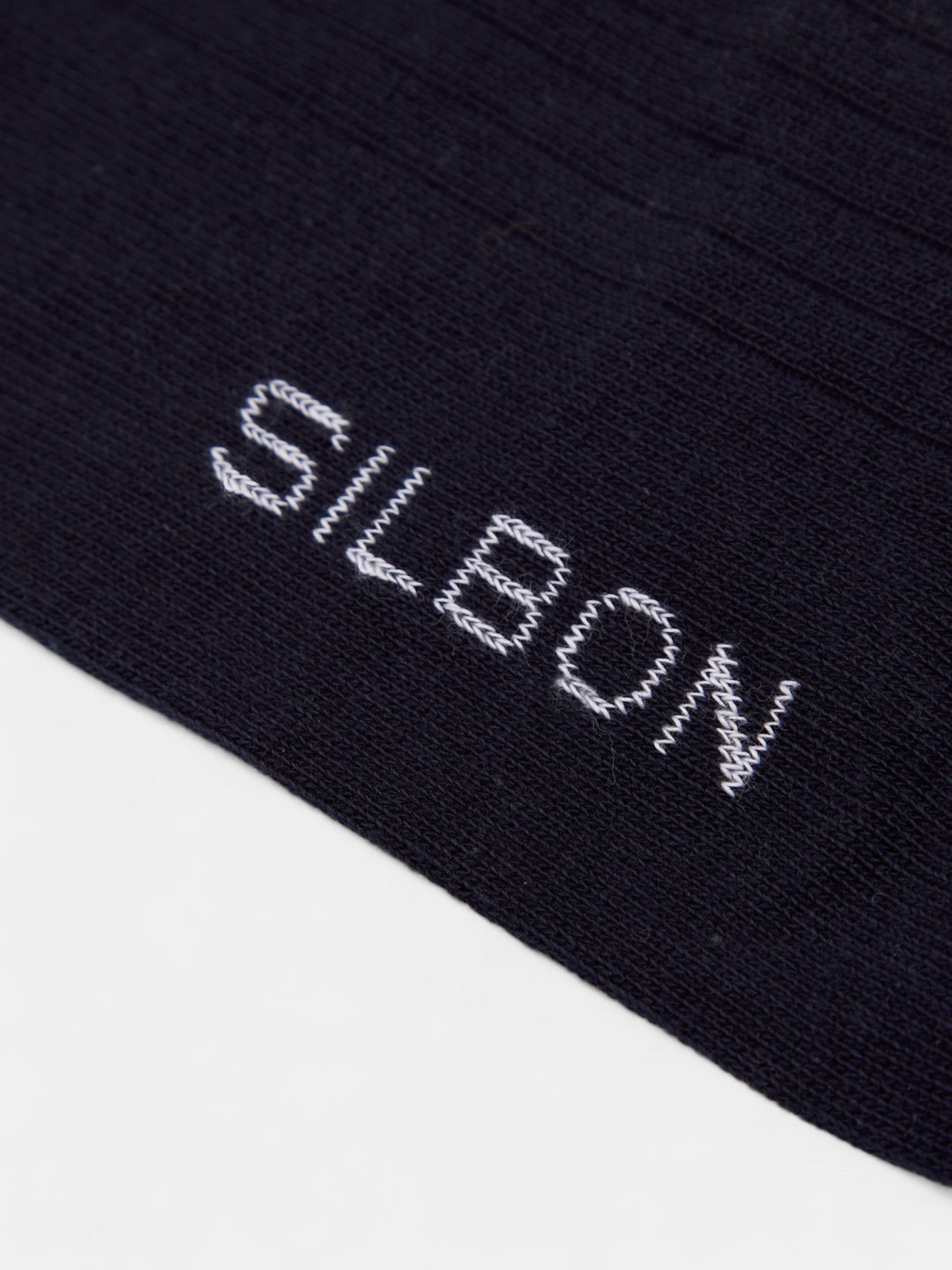 Navy blue tailoring sock