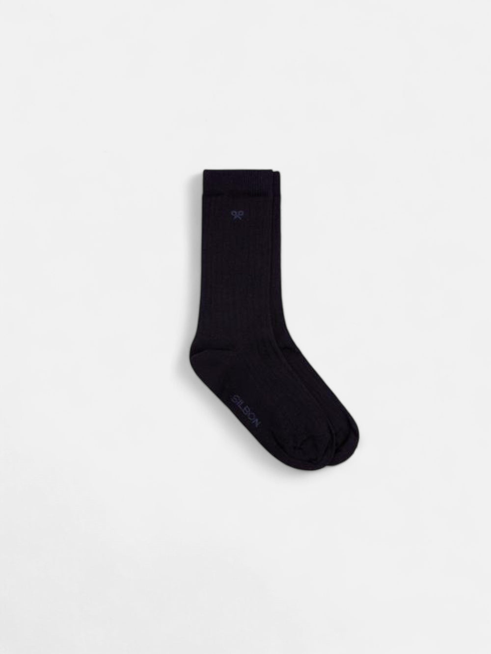Navy blue plain kids sock