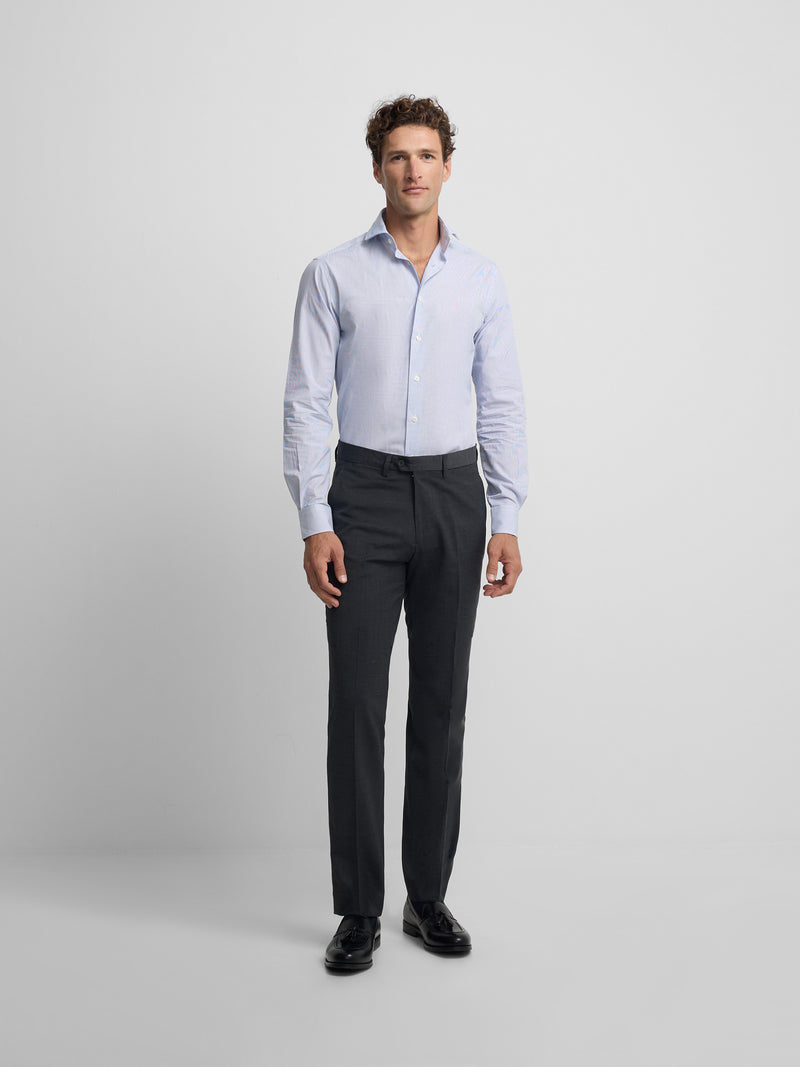Pantalon de costume classique gris anthracite