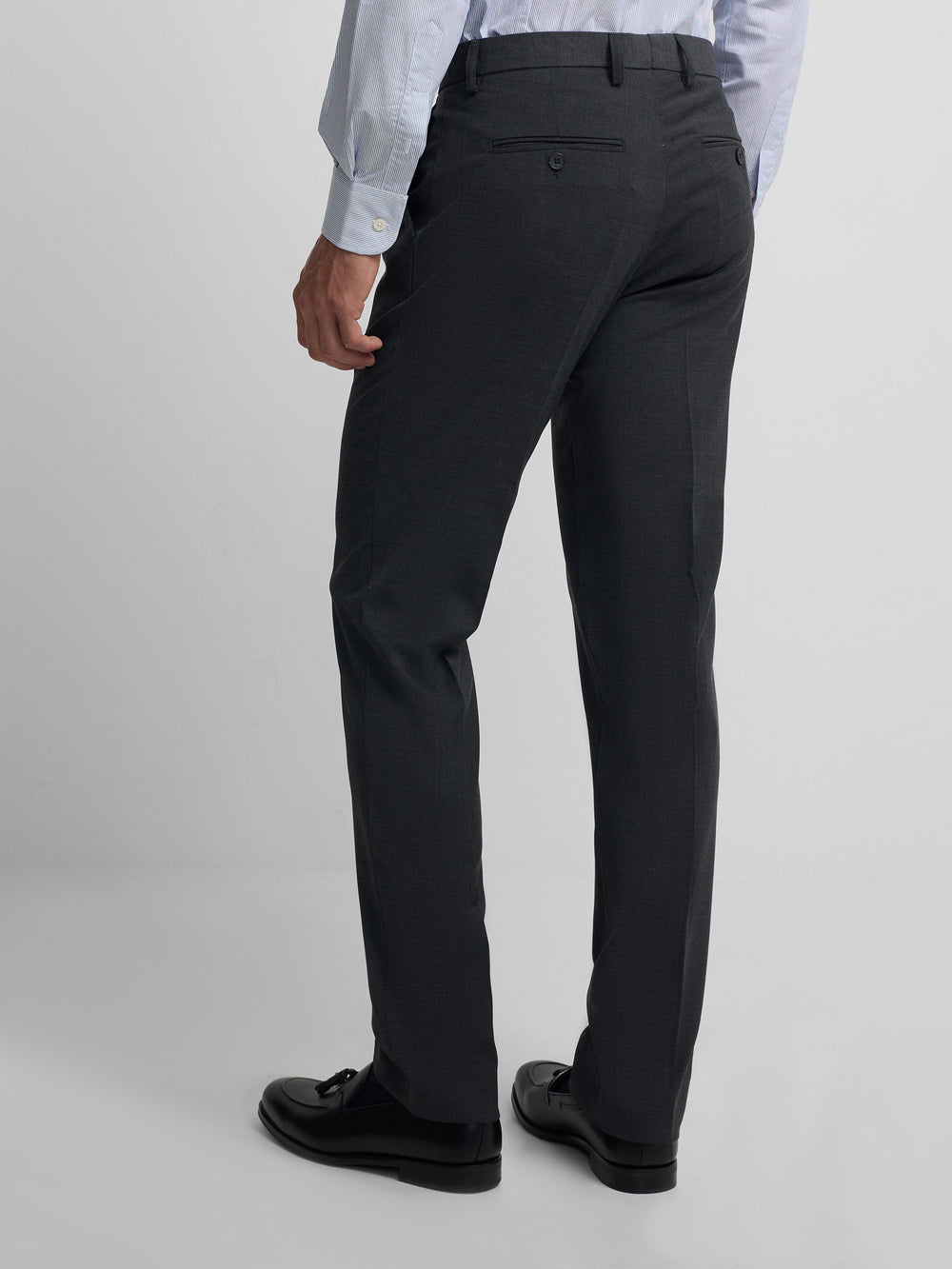 Pantalon de costume classique gris anthracite