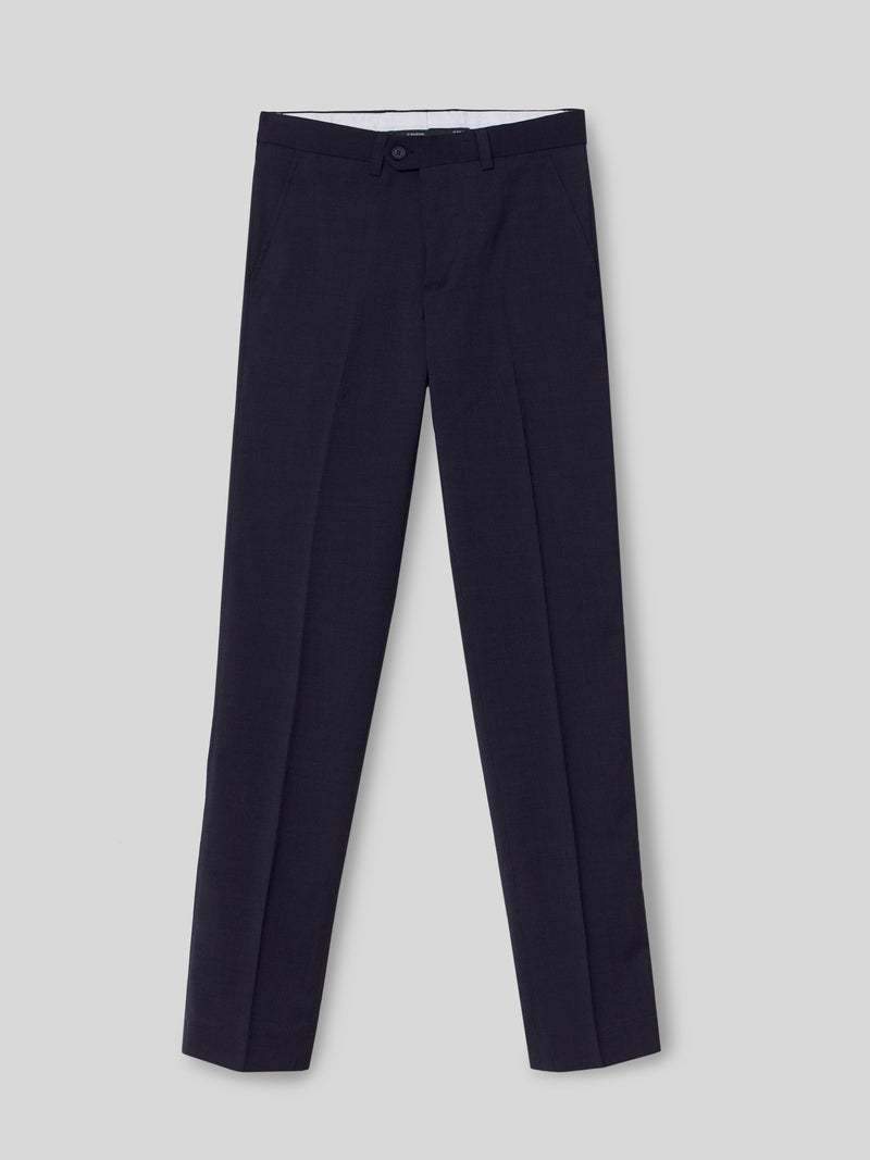 Pantalon vestir classic azul medio