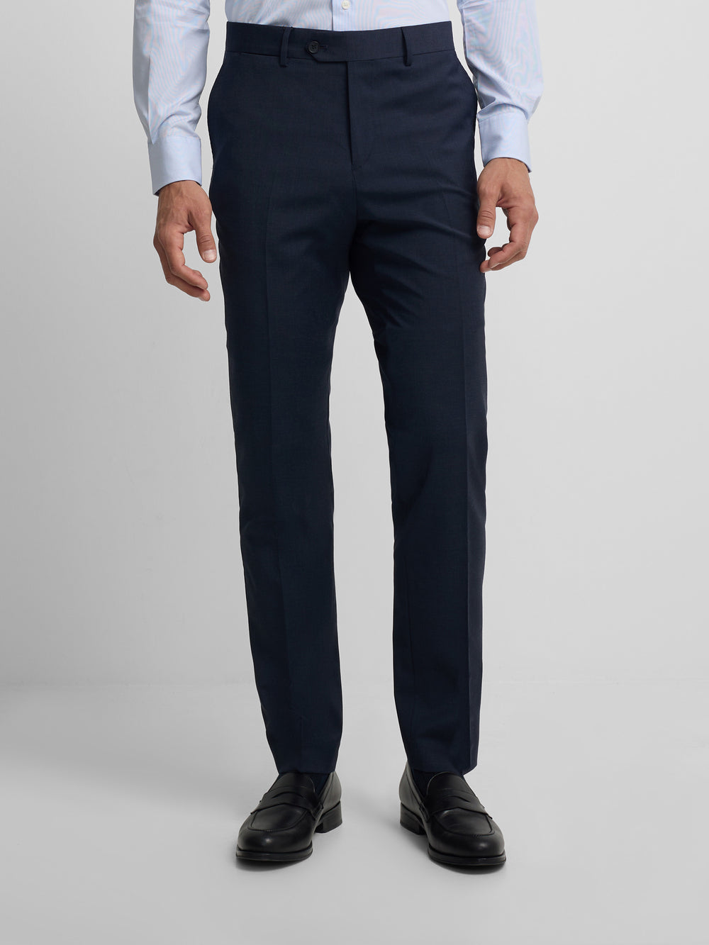 Pantalon de costume classique bleu moyen