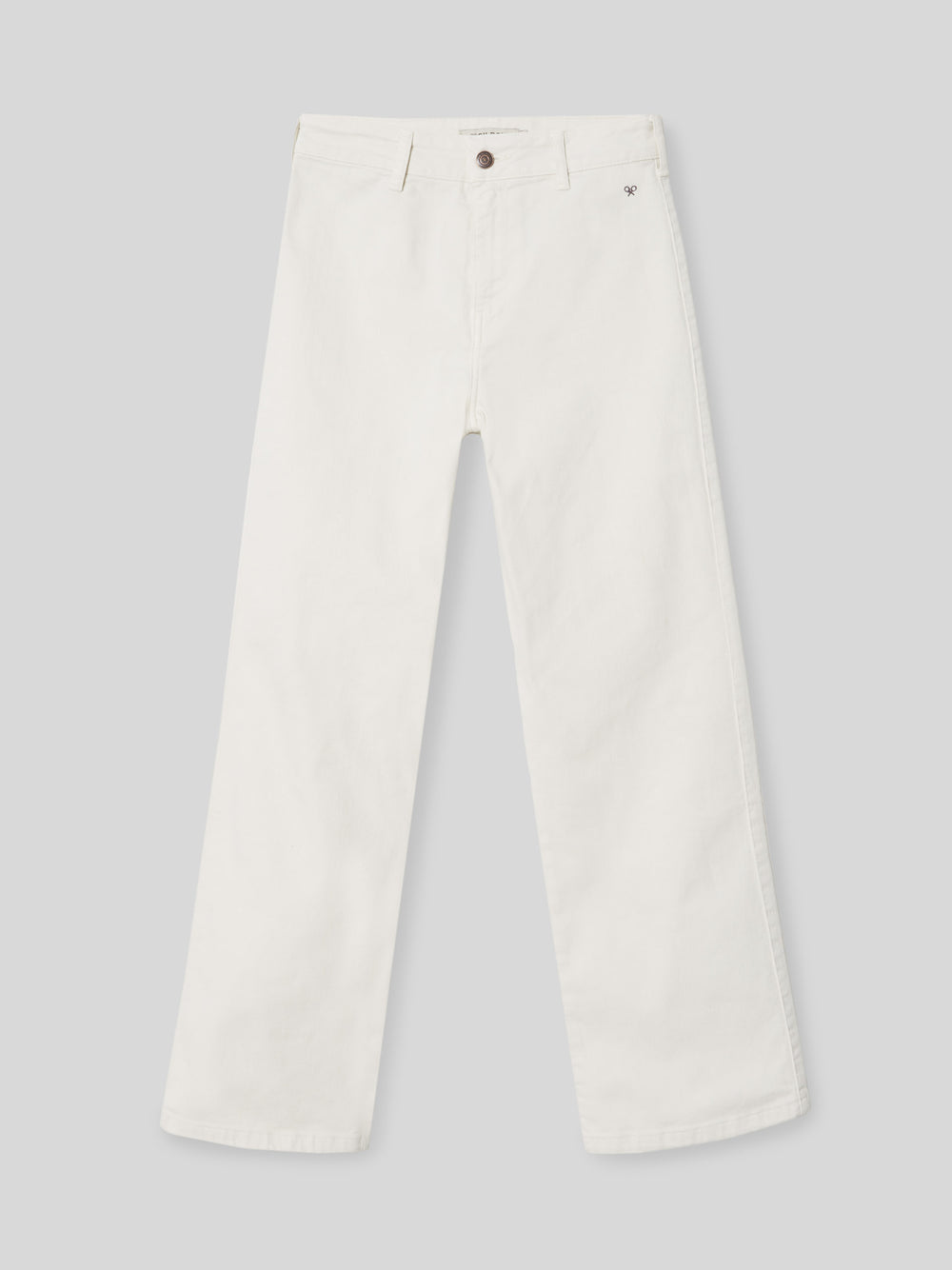 Pantalon woman culotte bolsillos crudo