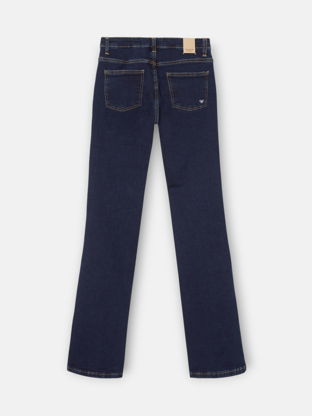 Women's navy blue boot cut trousers