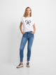 Pantalon woman slim fit denim medio