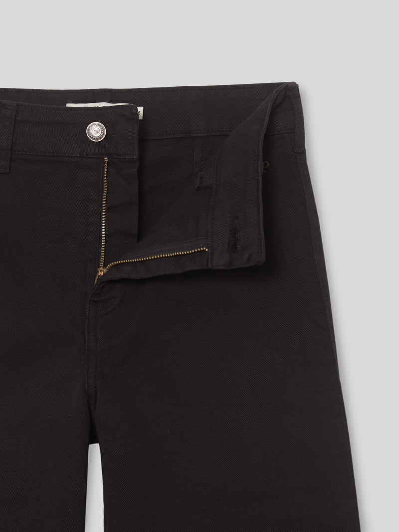 Pantalon culotte negro