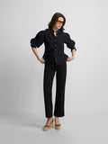 Black culotte trousers