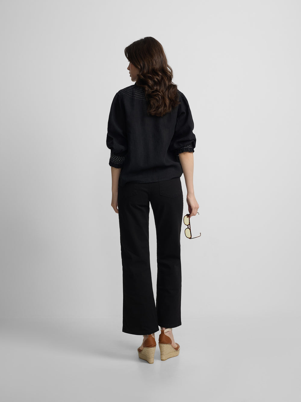 Pantalon culotte noir