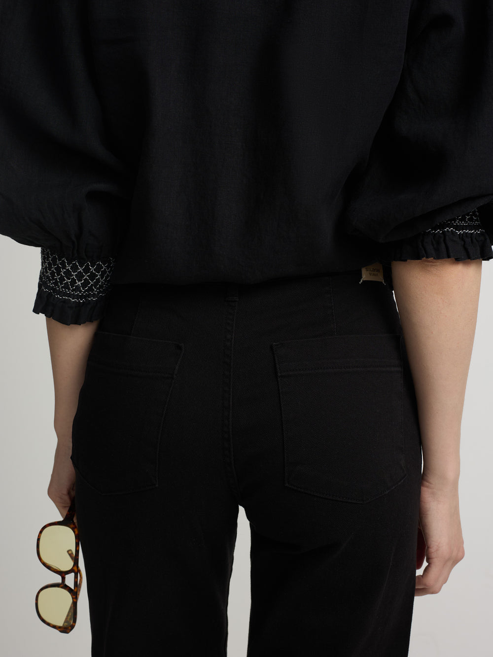 Pantalon culotte noir