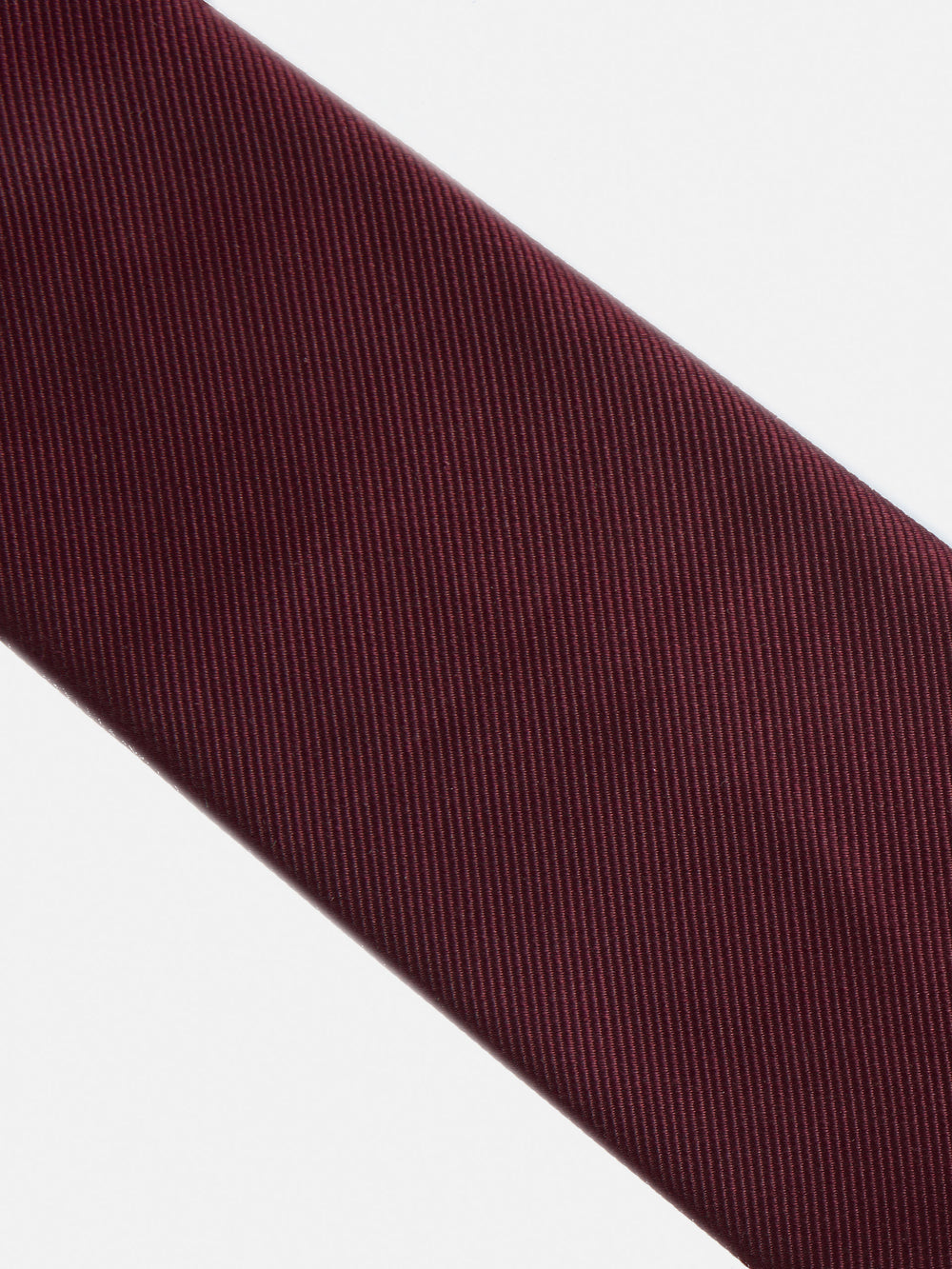 Cravate Silbon unie bordeaux