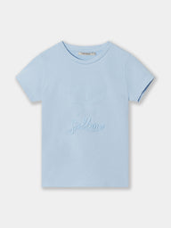 T-shirt femme classique bleu ciel