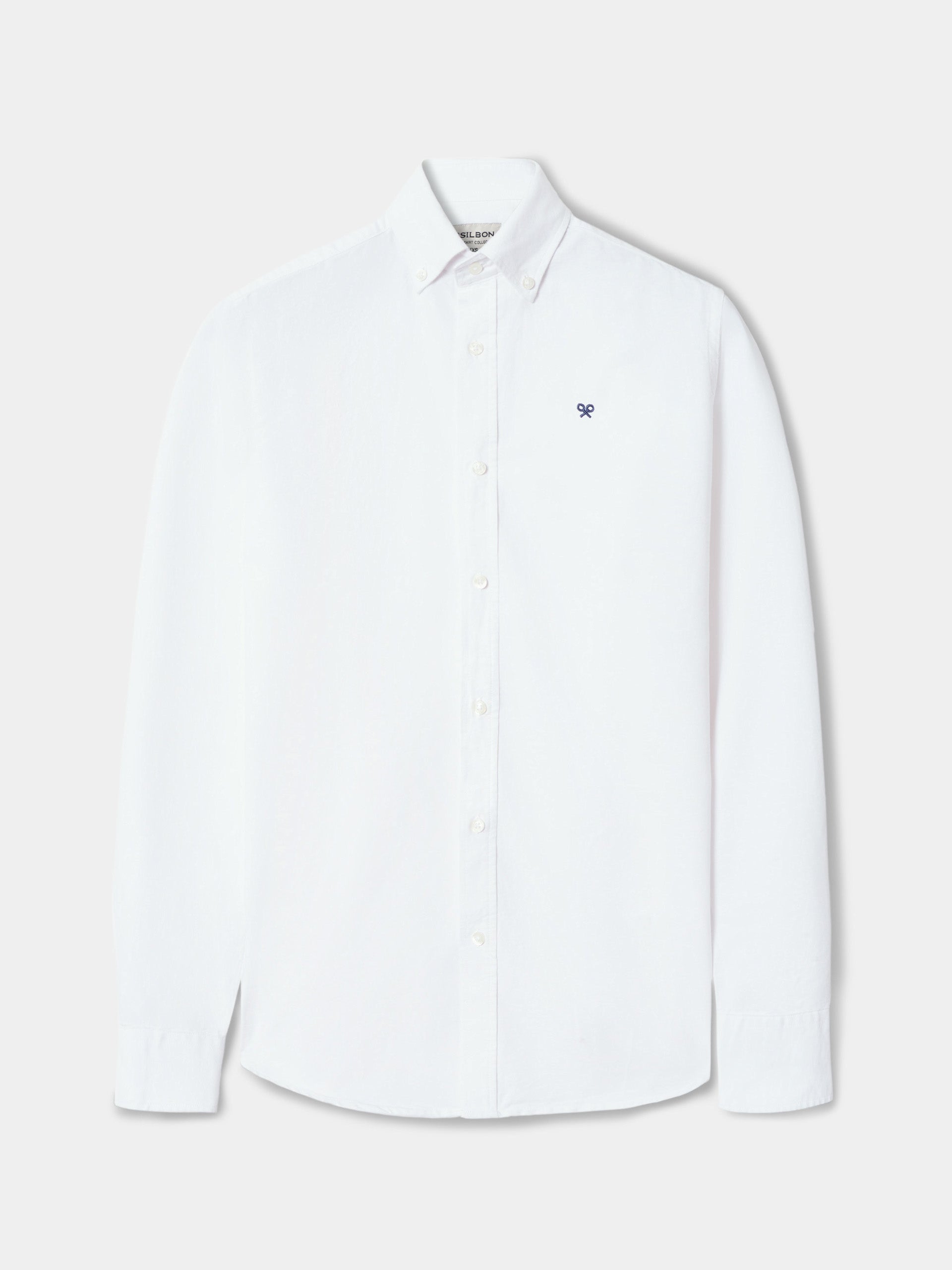 Camisa sport oxford branca
