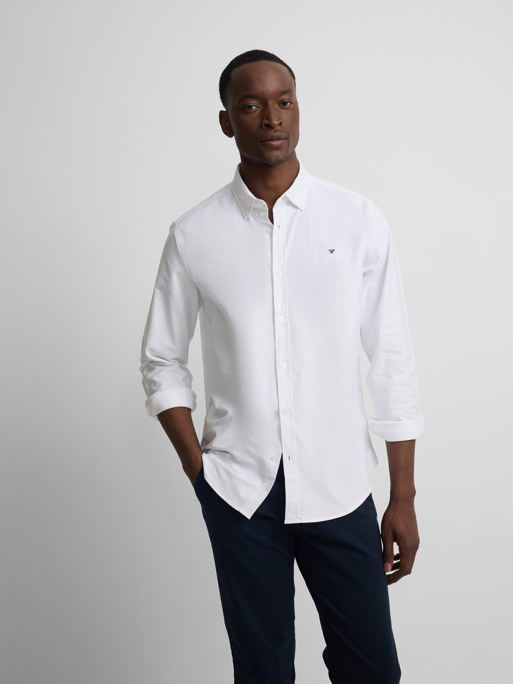 Camisa sport oxford blanca