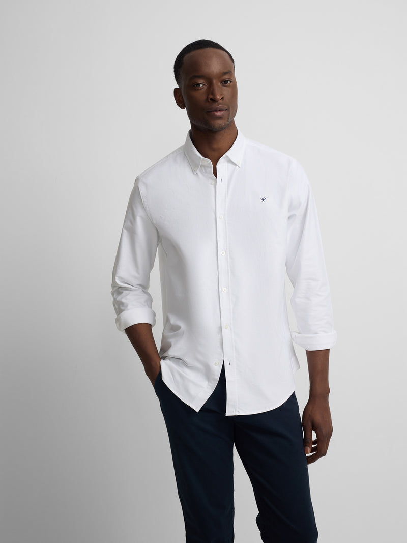 Chemise sport oxford blanche