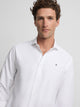 White Oxford Cutaway Sport Shirt