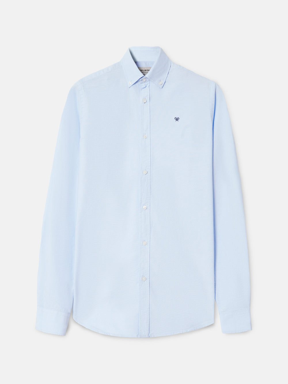 Camisa sport oxford azul-claro