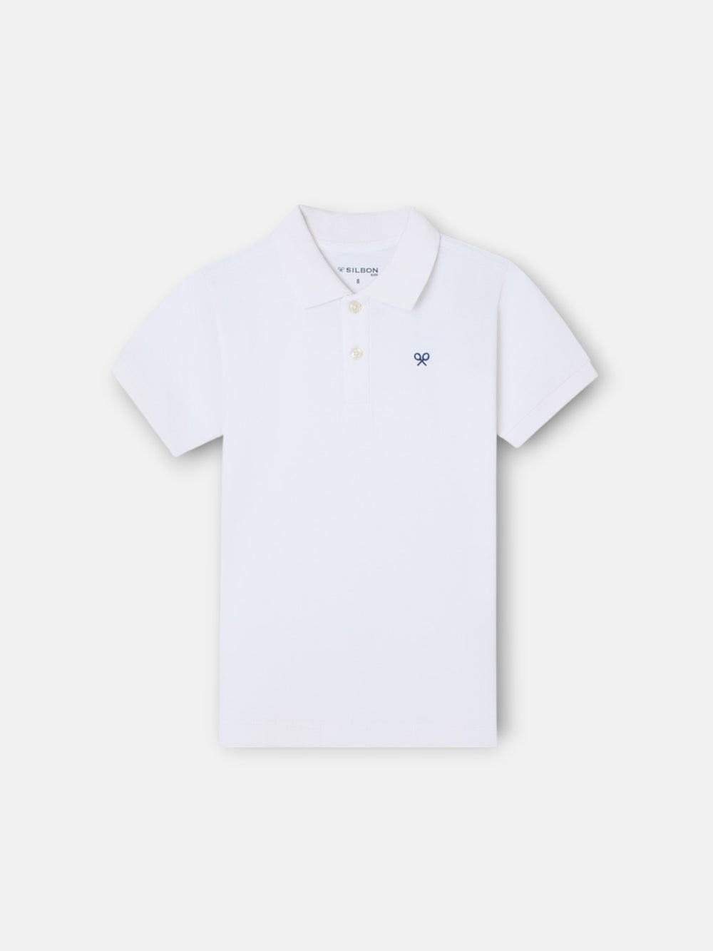 Polo kids clasico miniraqueta blanco