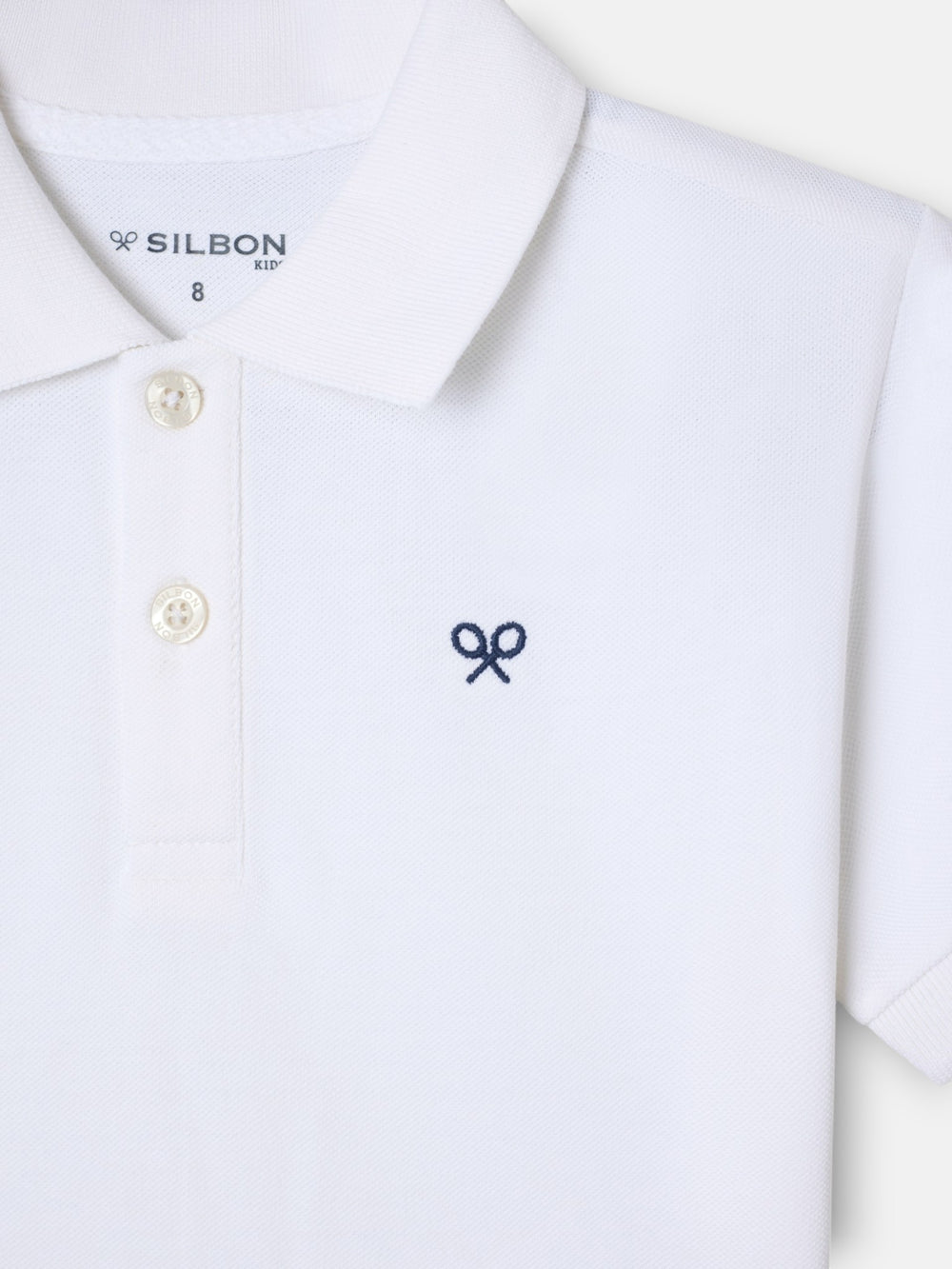 Polo kids clasico miniraqueta blanco