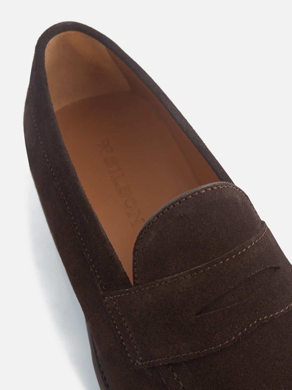 Zapato penny ante marron