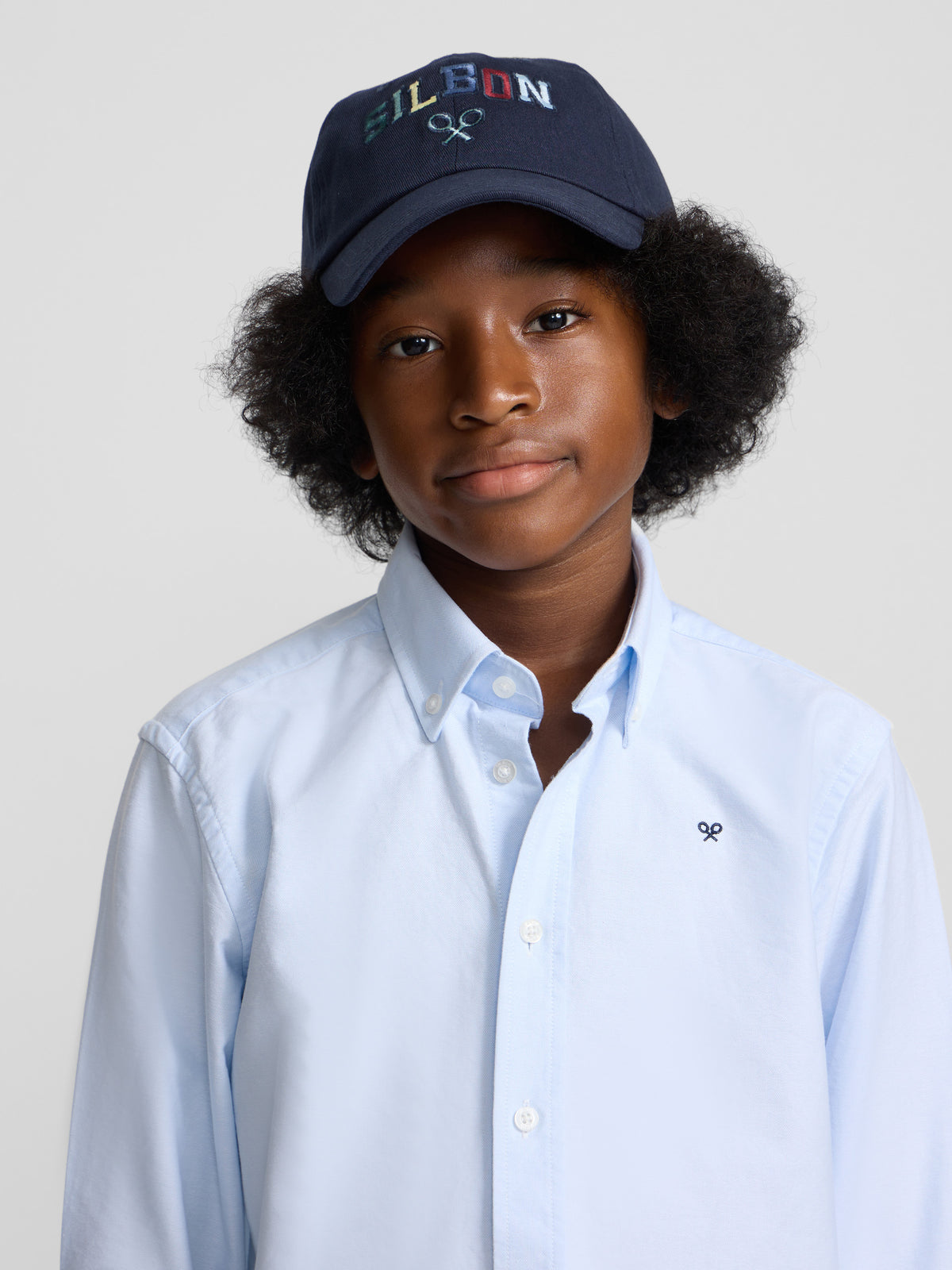 Camisa sport kids clasica oxford celeste