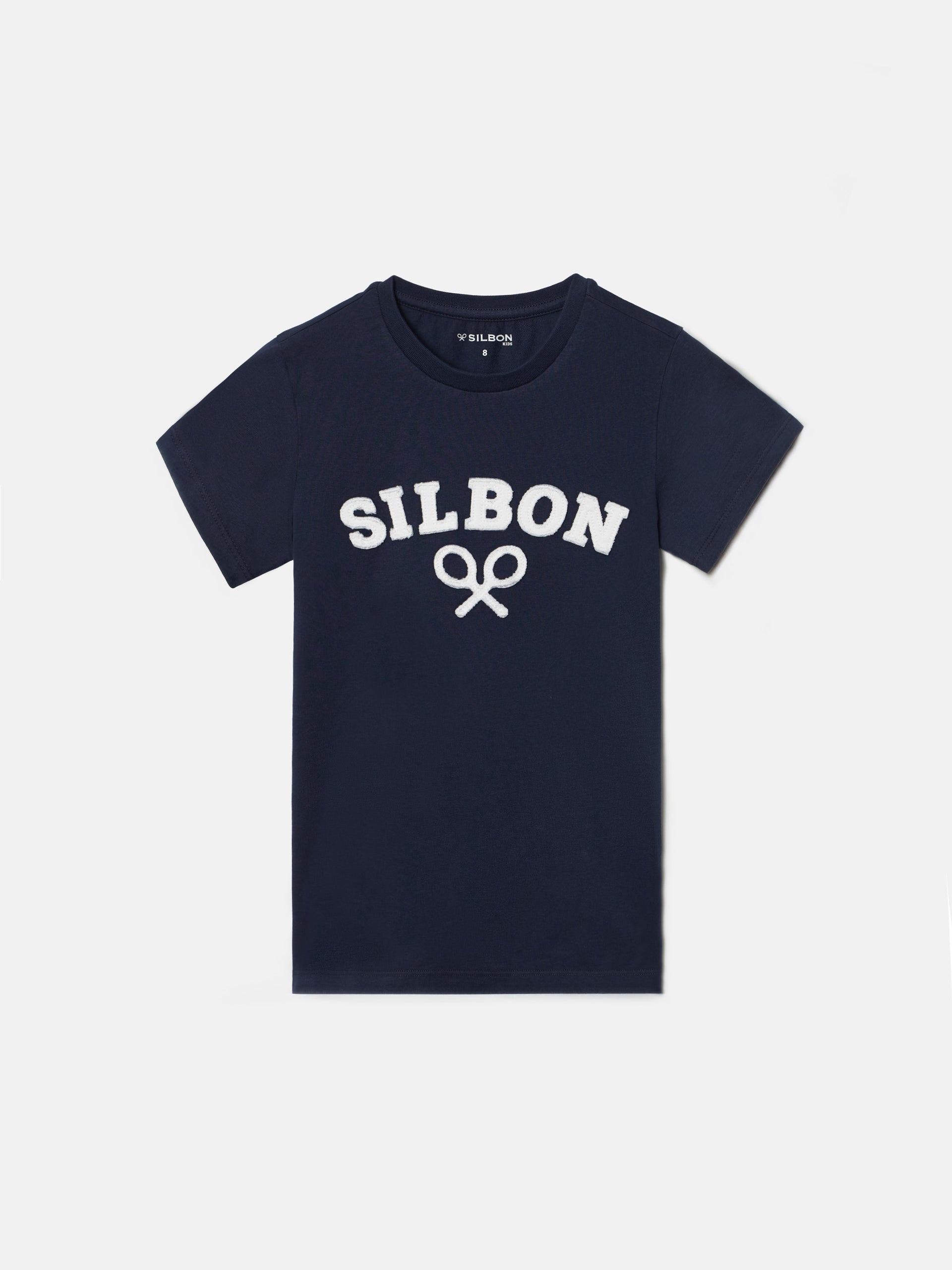 Camisola kids raquete meia azul-marinho