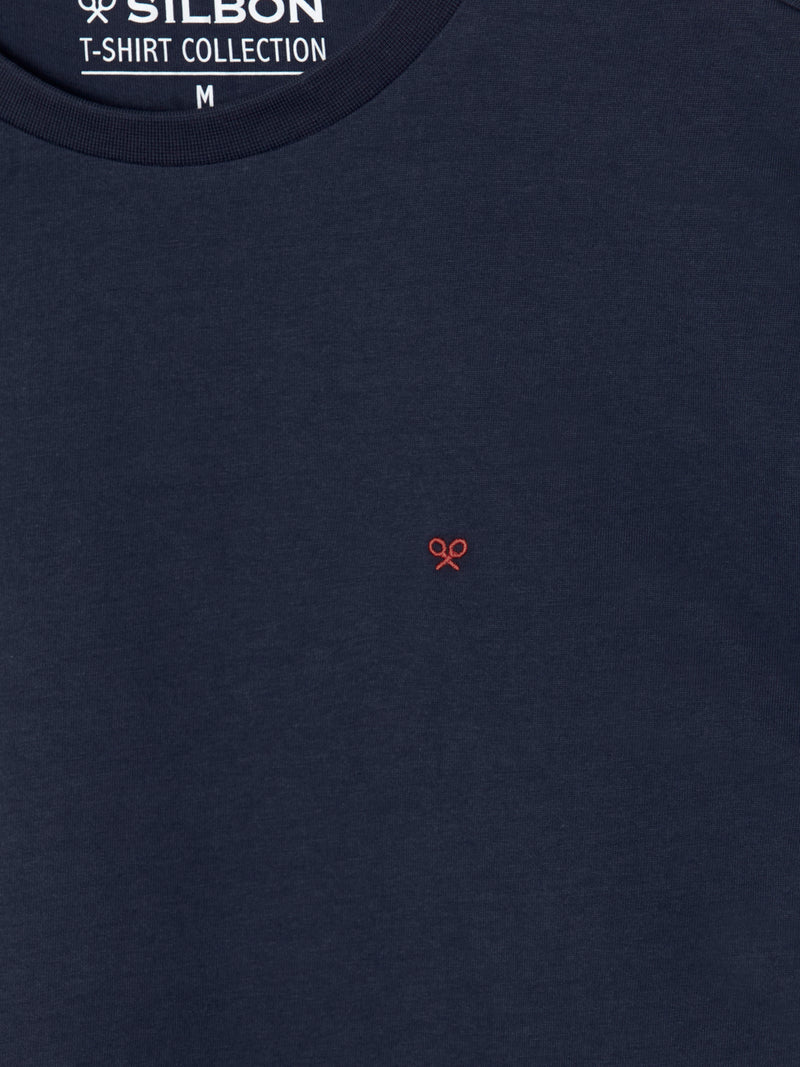 T-shirt Silbon minilogo bleu marine