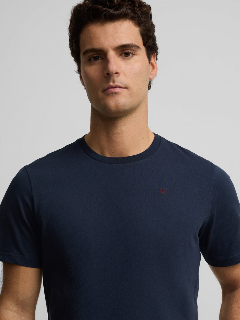 T-shirt Silbon minilogo bleu marine
