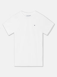 T-shirt Silbon minilogo blanc