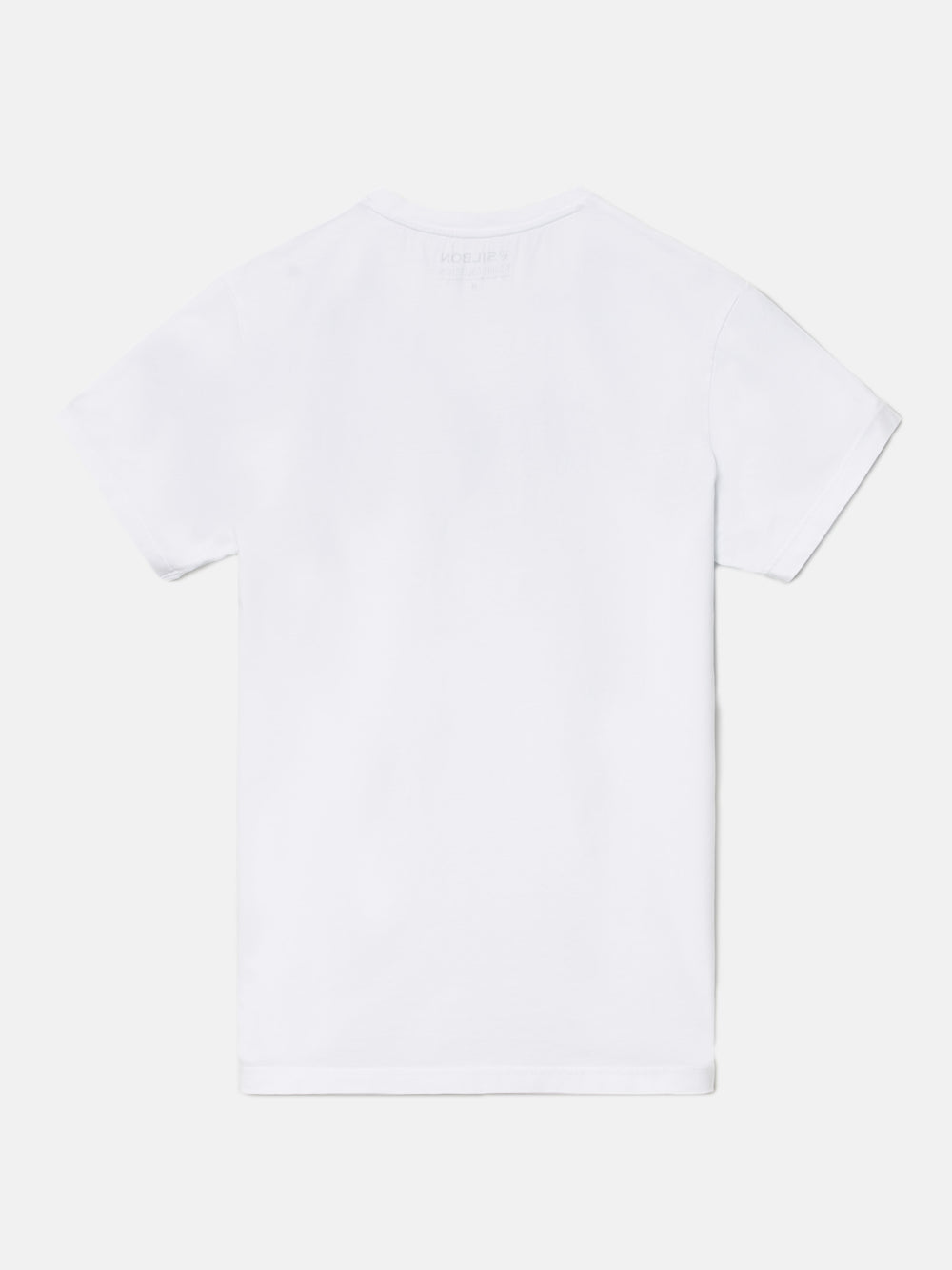 Camiseta silbon raqueta media blanca