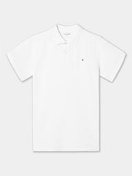 Polo classique uni blanc