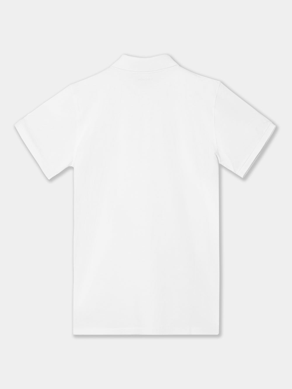 Polo clasico liso blanco