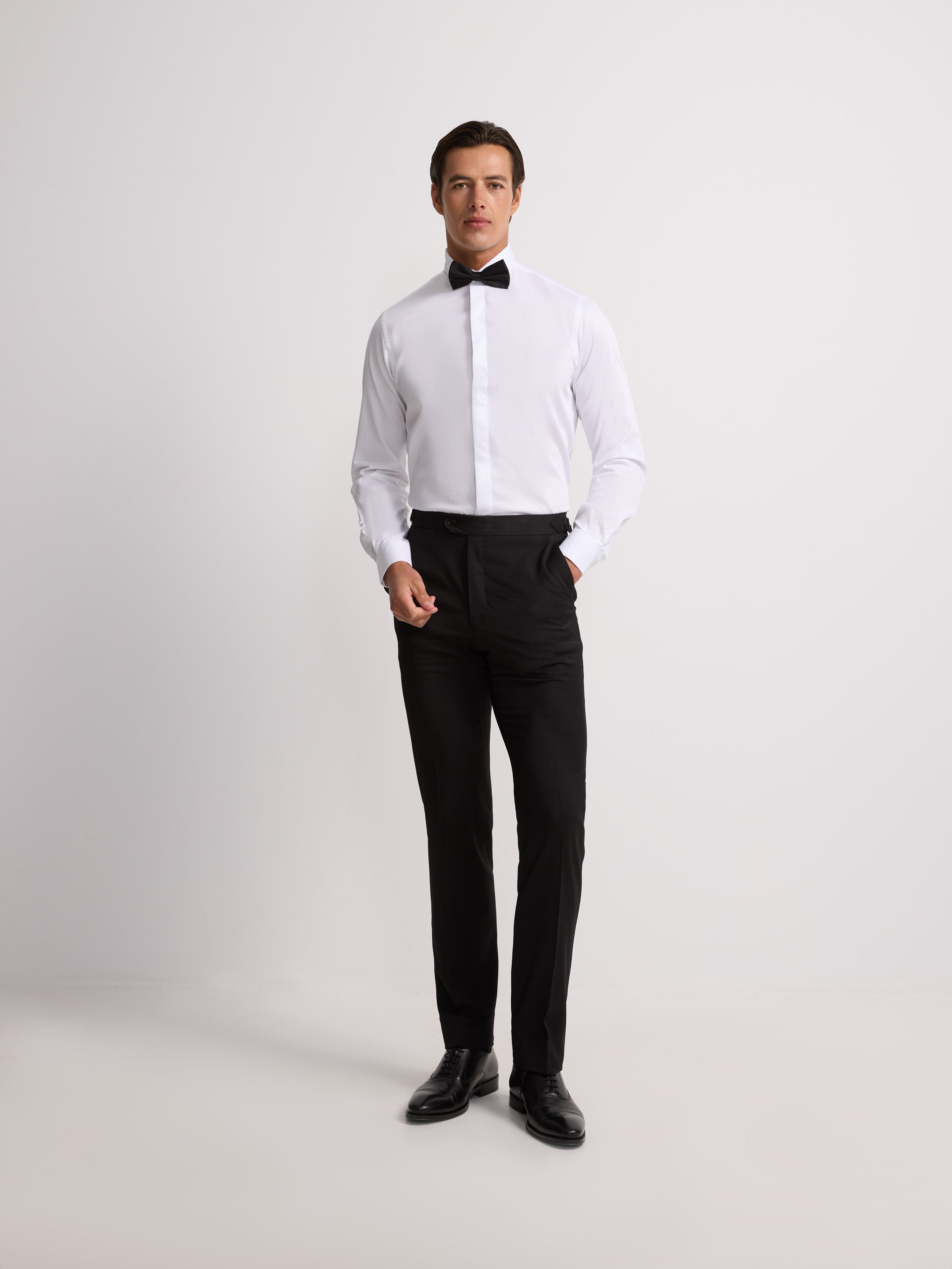 Pantalon smoking classique noir