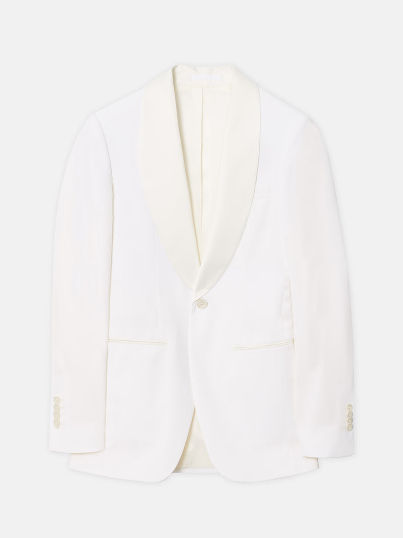 Veste de smoking blanche Silbon