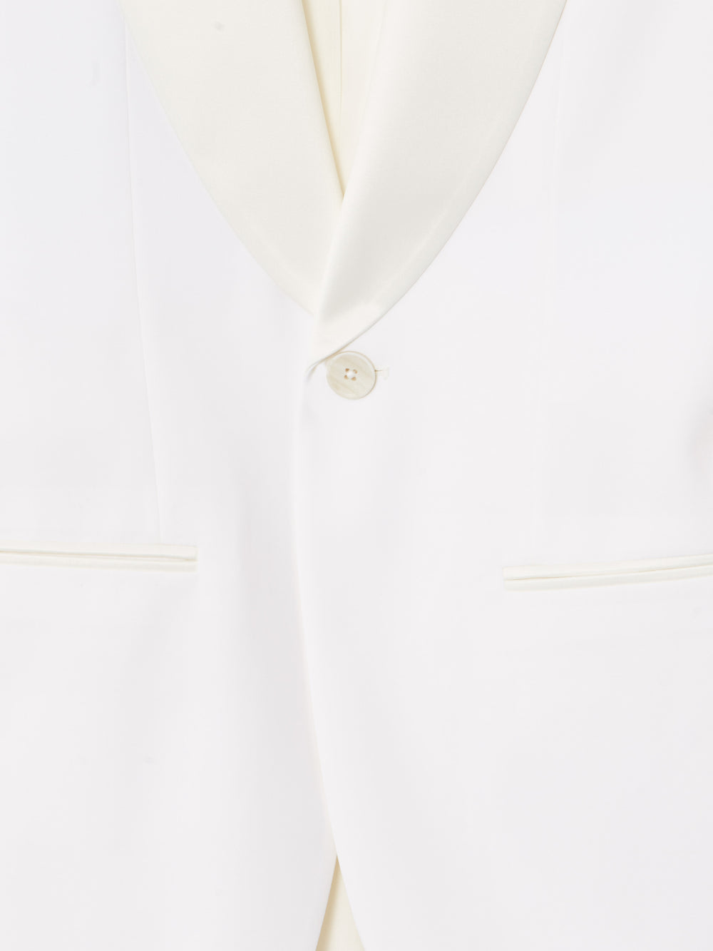 Americana esmoquin silbon blanco